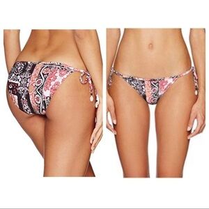 🆕 Seafolly Silk Market tie side cheeky bottoms